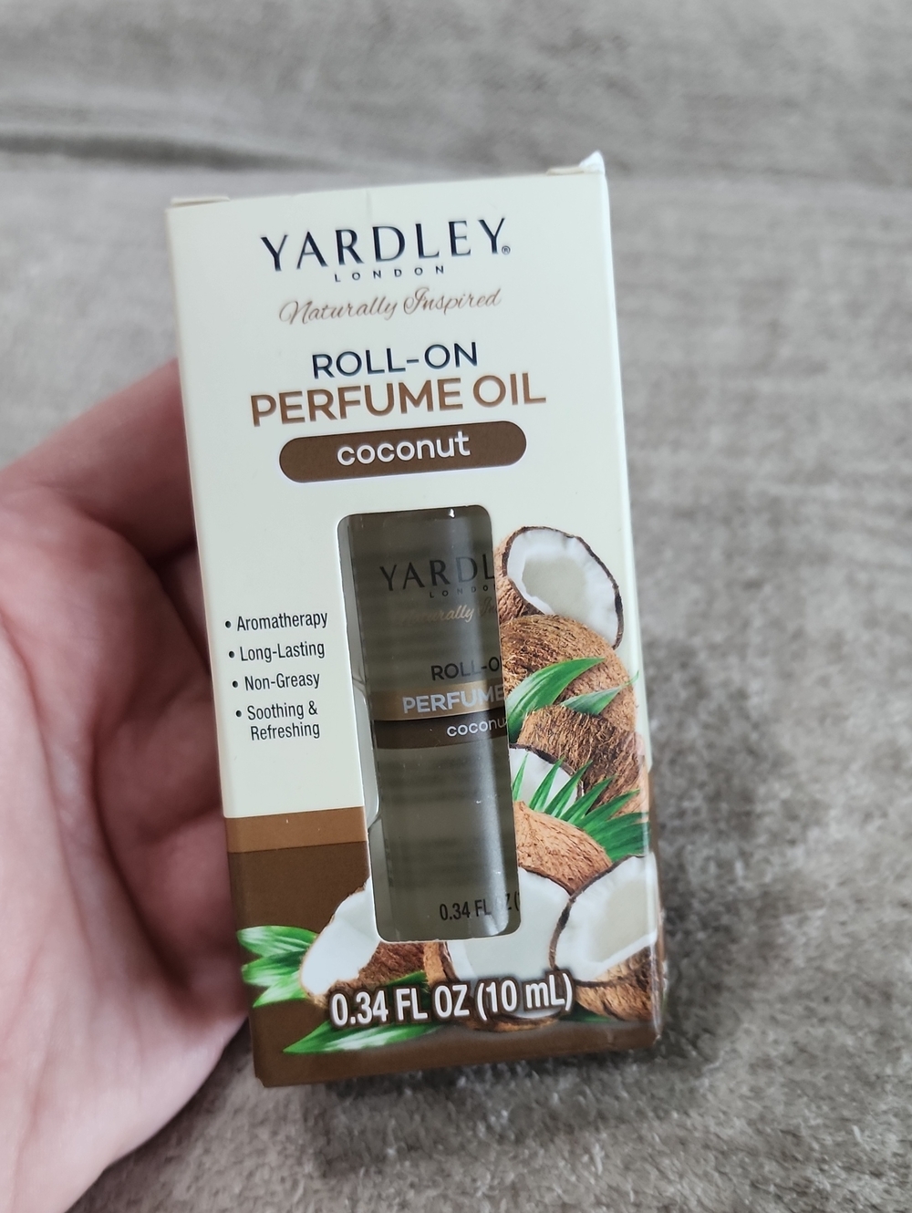 NWT Yardley Roll On Oil- Coconut